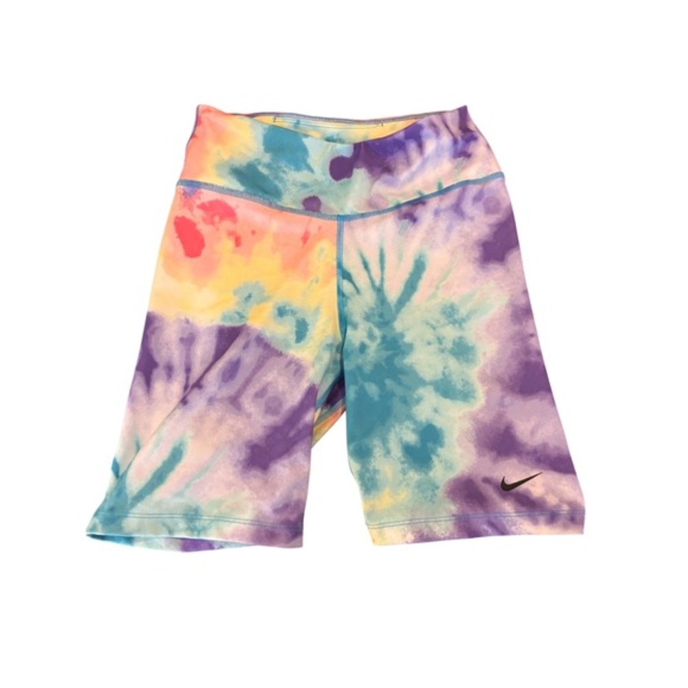 Nike Dri-FIT Tie Dye Biker Shorts Women's Size S‎ Athletic Activewear